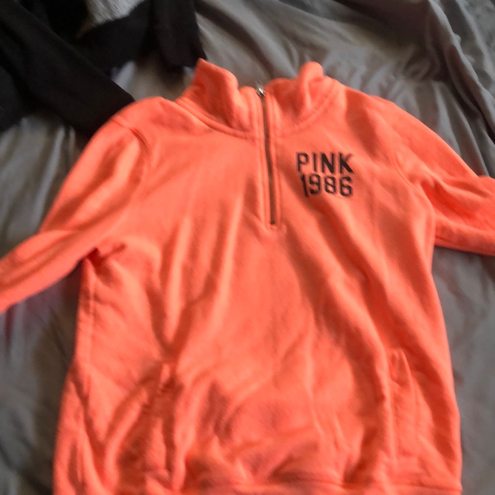 Victoria secret pink quarter zip